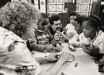 Denice, Reza and some kids